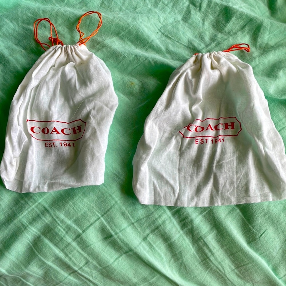 Coach drawstring bags